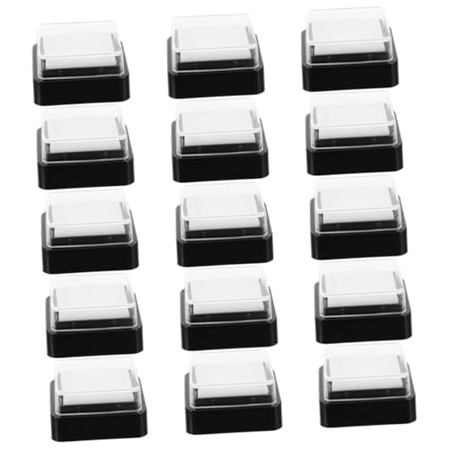 WEKAMOS 15 Stück Teiliges DIY Stempelkissen Ungiftige Fingerabdruck Ink Pads aus Schwamm und Kunststoff Abgerundete Kanten Langlebig und Sicher für Basteln Scrapbooking und Holzstempel WEKAMOS 15 Stück Teiliges DIY Stempelkissen Ungiftige Fingerabdruck Ink Pads aus Schwamm und Kunststoff Abgerundete Kanten Langlebig und Sicher für Basteln Scrapbooking und Holzstempel von WEKAMOS