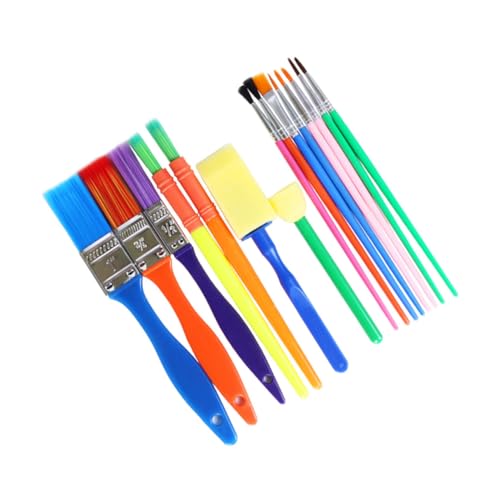 WEKAMOS 15 Stück Teiliges Malset für Schwamm Pinsel für Aquarell und Ölfarben Vielseitige Malwerkzeuge für Kunsthandwerk Leicht zu Reinigen und Tragbar für Kreative Projekte WEKAMOS 15 Stück Teiliges Malset für Schwamm Pinsel für Aquarell und Ölfarben Vielseitige Malwerkzeuge für Kunsthandwerk Leicht zu Reinigen und Tragbar für Kreative Projekte von WEKAMOS