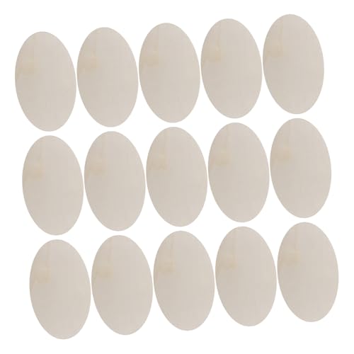 WEKAMOS 15 Stück Teiliges Ovale Basswood Holzplatten Naturbelassen Unbemalt Glatte Oberfläche Sicher für DIY Kunst Malen Basteln Holzscheiben für Schule und Zuhause WEKAMOS 15 Stück Teiliges Ovale Basswood Holzplatten Naturbelassen Unbemalt Glatte Oberfläche Sicher für DIY Kunst Malen Basteln Holzscheiben für Schule und Zuhause von WEKAMOS
