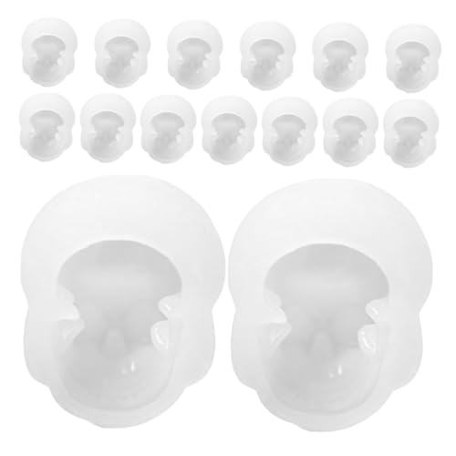 WEKAMOS 15 Stück Teiliges Schädel-silikonform Flexibel Langlebig für Schmuckguss Halloween DIY Epoxidharz Anhänger Herstellung Kreative Bastelprojekte WEKAMOS 15 Stück Teiliges Schädel-silikonform Flexibel Langlebig für Schmuckguss Halloween DIY Epoxidharz Anhänger Herstellung Kreative Bastelprojekte von WEKAMOS