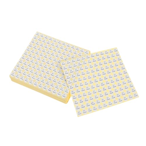 WEKAMOS 150 Blatt Pass das Inspektionsetikett Etikettenaufkleber Etiketten aufkleben qc übergebene Tags Aufkleber für qc Inspektionstags Aufkleber aus beschichtetem Papier Weiß WEKAMOS 150 Blatt Pass das Inspektionsetikett Etikettenaufkleber Etiketten aufkleben qc übergebene Tags Aufkleber für qc Inspektionstags Aufkleber aus beschichtetem Papier Weiß von WEKAMOS
