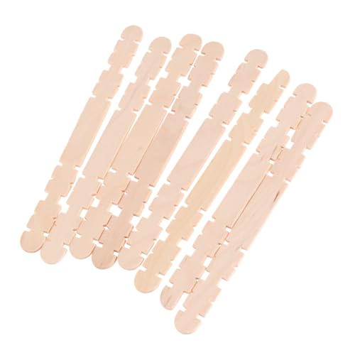 WEKAMOS 150 Stück Holzstäbchen Bastelstäbe aus Holz Sägezahn Design Naturbelassen für DIY Bastelprojekte Sicher und Glatt für Kindergarten Basteln Geburtstagsfeiern und Handarbeiten WEKAMOS 150 Stück Holzstäbchen Bastelstäbe aus Holz Sägezahn Design Naturbelassen für DIY Bastelprojekte Sicher und Glatt für Kindergarten Basteln Geburtstagsfeiern und Handarbeiten von WEKAMOS