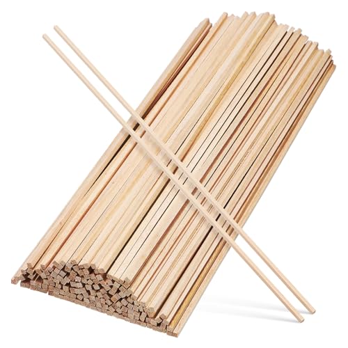 WEKAMOS 150 Stück Quadratische Holzstäbe aus Robustem Holz Glatte Oberfläche für Heimwerker Bastelprojekte Modellbau Vielseitige DIY Holzleisten für Kreative Anwendungen WEKAMOS 150 Stück Quadratische Holzstäbe aus Robustem Holz Glatte Oberfläche für Heimwerker Bastelprojekte Modellbau Vielseitige DIY Holzleisten für Kreative Anwendungen von WEKAMOS