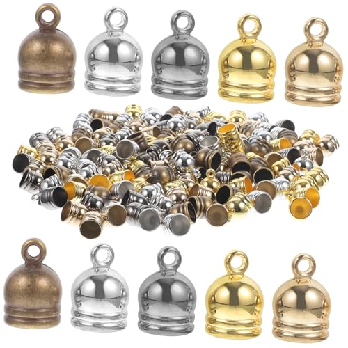 WEKAMOS 150 Stück Teiliges Tassel Endkappen Langlebige Schmuckzubehör für Armband Halskette und Ohrring DIY Klassische Farbe Sicherer Materialmix für Quastenherstellung und Bastelprojekte WEKAMOS 150 Stück Teiliges Tassel Endkappen Langlebige Schmuckzubehör für Armband Halskette und Ohrring DIY Klassische Farbe Sicherer Materialmix für Quastenherstellung und Bastelprojekte von WEKAMOS