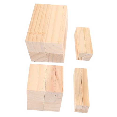 WEKAMOS 16 Stück Teiliges Holzschnitz Unbehandelten Holzklötzen Leicht zu Schnitzen und Bemalen Glatte Oberfläche ohne Splitter für Anfänger und Kreative DIY projekte WEKAMOS 16 Stück Teiliges Holzschnitz Unbehandelten Holzklötzen Leicht zu Schnitzen und Bemalen Glatte Oberfläche ohne Splitter für Anfänger und Kreative DIY projekte von WEKAMOS