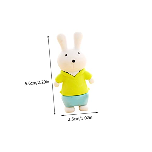 WEKAMOS 16 Stück Teiliges Radiergummi Cartoon Hasenform Bunter für Schüler Effektives Entfernen von Fehlern Niedliche Tier Dekoration für Sauberes Lernen und Zufällige WEKAMOS 16 Stück Teiliges Radiergummi Cartoon Hasenform Bunter für Schüler Effektives Entfernen von Fehlern Niedliche Tier Dekoration für Sauberes Lernen und Zufällige von WEKAMOS