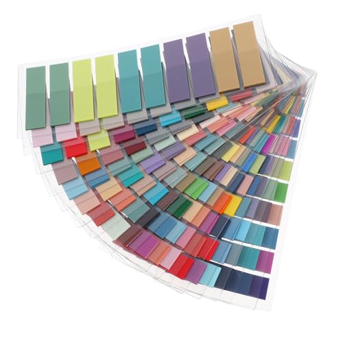 WEKAMOS 18 Sätze Teiliges Haftnotizen Index Tabs Beschreibbare Wiederablösbare Buchmarker und Kleine Memo Pads Leicht Langlebig für Büro Schule und Persönliche Organisation von WEKAMOS