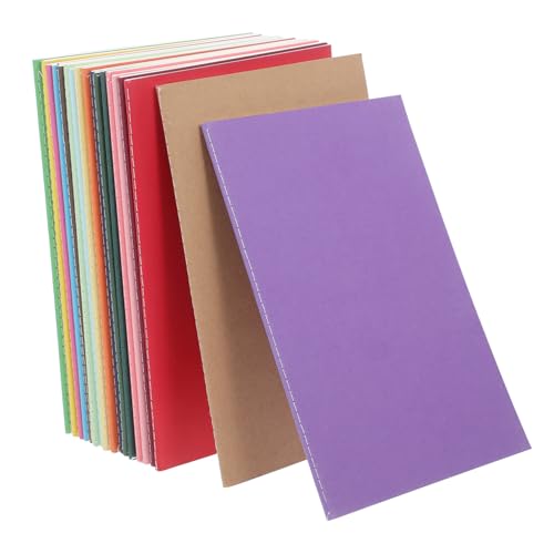 WEKAMOS 18 Stück Teiliges Kraftpapier Notizbuch Farbig Vielseitig für Tagebuch Skizzen Notizen Tragbar Robust Glattes Papier für Schule Büro Reisen WEKAMOS 18 Stück Teiliges Kraftpapier Notizbuch Farbig Vielseitig für Tagebuch Skizzen Notizen Tragbar Robust Glattes Papier für Schule Büro Reisen von WEKAMOS