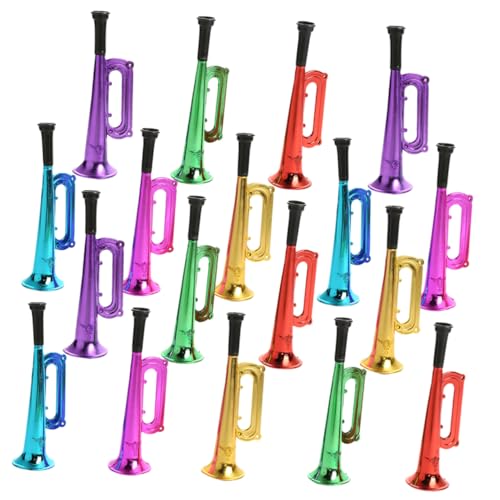 WEKAMOS 18 Stück Teiliges Party Horn Trompetenspielzeug aus Robustem Bunte Mini Horn Noisemaker für Partys Konzerte Fußballspiele und Stimmungsvolle Kinderunterhaltung WEKAMOS 18 Stück Teiliges Party Horn Trompetenspielzeug aus Robustem Bunte Mini Horn Noisemaker für Partys Konzerte Fußballspiele und Stimmungsvolle Kinderunterhaltung von WEKAMOS