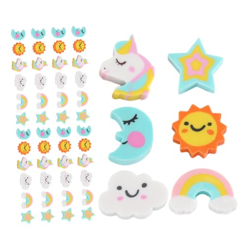 WEKAMOS 180 Stück Mini Radiergummis für Niedliche Wolken Mond Stern Einhorn Formen Kleine Radierer für Mädchen Klassenzimmer Belohnungen Schulsupplies Partygeschenke Tragbar und Leicht WEKAMOS 180 Stück Mini Radiergummis für Niedliche Wolken Mond Stern Einhorn Formen Kleine Radierer für Mädchen Klassenzimmer Belohnungen Schulsupplies Partygeschenke Tragbar und Leicht von WEKAMOS