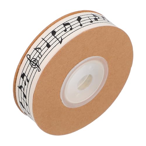 WEKAMOS 1Rolle Musik Baumwollband Dekoband für Geschenkverpackungen Blumenarrangements und Bastelprojekte Wiederverwendbar für Feste und Persönliche WEKAMOS 1Rolle Musik Baumwollband Dekoband für Geschenkverpackungen Blumenarrangements und Bastelprojekte Wiederverwendbar für Feste und Persönliche von WEKAMOS