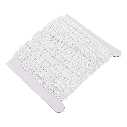 WEKAMOS 1Rolle Spitzenborte Yards Dekorativer Vorhangbesatz für DIY Weißes Nähmaterial für Bekleidung Geschenkverpackung und Handwerksprojekte Vielseitige Bastelspitze WEKAMOS 1Rolle Spitzenborte Yards Dekorativer Vorhangbesatz für DIY Weißes Nähmaterial für Bekleidung Geschenkverpackung und Handwerksprojekte Vielseitige Bastelspitze von WEKAMOS