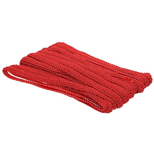 WEKAMOS 1Rolle Wellenförmige Spitzenrandverkleidung Dekorative Vorhangspitze DIY Bastelmaterial für Kissen Vorhänge und Sofas Fransen für Handarbeiten von WEKAMOS