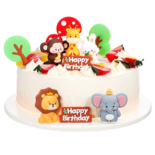 WEKAMOS 1Satz Tier Kuchendekorationen Teilig Wiederverwendbare Tortenaufsätze mit Waldtieren Elefant Giraffe und Mehr Kindergeburtstage WEKAMOS 1Satz Tier Kuchendekorationen Teilig Wiederverwendbare Tortenaufsätze mit Waldtieren Elefant Giraffe und Mehr Kindergeburtstage von WEKAMOS