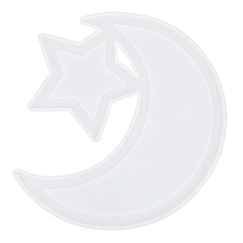 WEKAMOS 1Stück Silikonform Mond für DIY Projekte Gießform für Ablagen Handwerksform für Einzigartige Aufbewahrungsschalen und Organizer WEKAMOS 1Stück Silikonform Mond für DIY Projekte Gießform für Ablagen Handwerksform für Einzigartige Aufbewahrungsschalen und Organizer von WEKAMOS