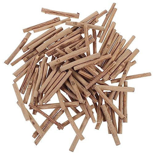 WEKAMOS 1Tasche Beutel mit Holzstäbchen für DIY Handwerk Lange Holzstücke Hochwertige Bastelmaterialien für Projekte und Kunsthandwerk von WEKAMOS