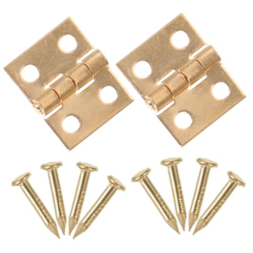 WEKAMOS 1paar Miniatur Möbel Scharniere Für Puppenhäuser Mini Tür Und Fensterbeschläge Für Kreative Dekorationen Und Detailgetreue Miniaturprojekte WEKAMOS 1paar Miniatur Möbel Scharniere Für Puppenhäuser Mini Tür Und Fensterbeschläge Für Kreative Dekorationen Und Detailgetreue Miniaturprojekte von WEKAMOS