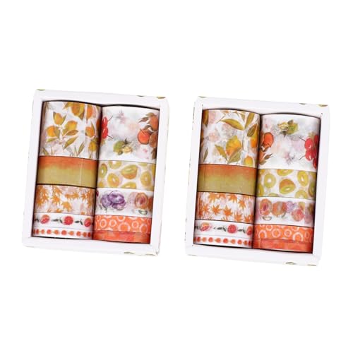 WEKAMOS 2 Boxen Washi Tape Scrapbooking Klebeband für DIY Handbuch Dekoration mit Stilvollen Mustern Einfach zu Schneiden Rückstandsfrei Entfernbar für Geschenke und Partygestaltung WEKAMOS 2 Boxen Washi Tape Scrapbooking Klebeband für DIY Handbuch Dekoration mit Stilvollen Mustern Einfach zu Schneiden Rückstandsfrei Entfernbar für Geschenke und Partygestaltung von WEKAMOS