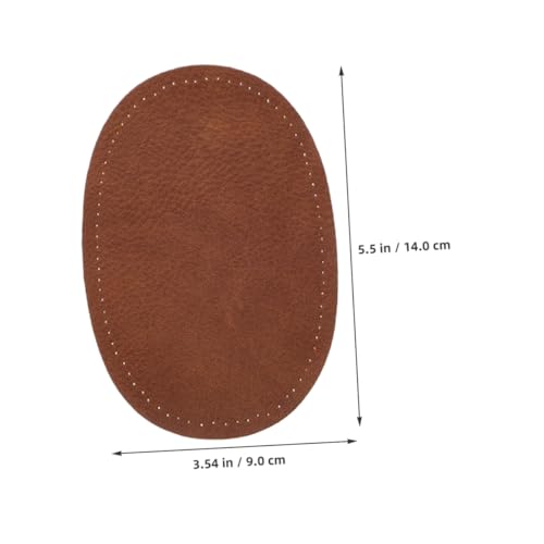 WEKAMOS 2 Paare Ovale Pu elbogenflicken zum Aufnähen Weiche Langlebige Reparatur patches für Pullover Hemden Jacken für DIY Bekleidungsreparatur Braun Elastische Jeansflicken WEKAMOS 2 Paare Ovale Pu elbogenflicken zum Aufnähen Weiche Langlebige Reparatur patches für Pullover Hemden Jacken für DIY Bekleidungsreparatur Braun Elastische Jeansflicken von WEKAMOS