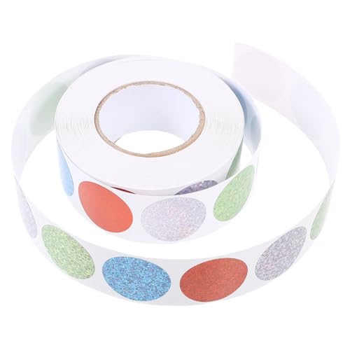 WEKAMOS 2 Rollen Leuchtende Sequin Aufkleber Selbstklebende Geschenkverpackung Siegelsticker Briefumschlag Dekoration Party Kinderbelohnung Sticker WEKAMOS 2 Rollen Leuchtende Sequin Aufkleber Selbstklebende Geschenkverpackung Siegelsticker Briefumschlag Dekoration Party Kinderbelohnung Sticker von WEKAMOS
