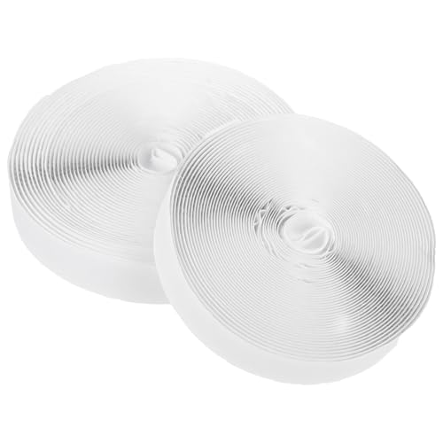 WEKAMOS 2 Rollen Selbstklebendes Klettband Breit Haken Flauschband Wiederverwendbar Stark Haftend Teppich Gardinen Befestigung für Haus Büro Zelt WEKAMOS 2 Rollen Selbstklebendes Klettband Breit Haken Flauschband Wiederverwendbar Stark Haftend Teppich Gardinen Befestigung für Haus Büro Zelt von WEKAMOS