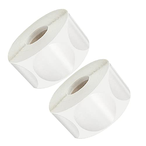 WEKAMOS 2 Rollen Transparente Pet Geschenkumschlag Versiegelungsaufkleber Selbstklebende Etiketten für Aufkleber pro Rolle für Dekoration und Beschriftung WEKAMOS 2 Rollen Transparente Pet Geschenkumschlag Versiegelungsaufkleber Selbstklebende Etiketten für Aufkleber pro Rolle für Dekoration und Beschriftung von WEKAMOS