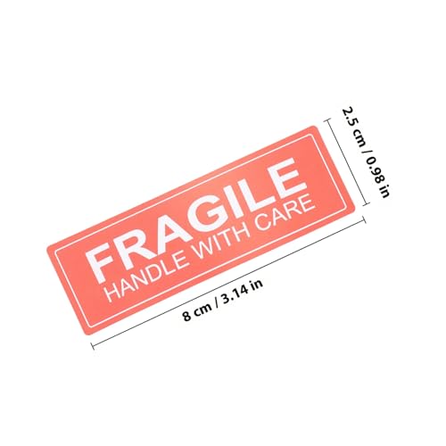 WEKAMOS 2 Rollen Warnaufkleber Vorsicht Zerbrechlich Selbstklebend Stark Haftend für Versand und Verpackung Rot Langlebig Haftet Karton Kunststoff Glas Metall für Sichere Lieferung WEKAMOS 2 Rollen Warnaufkleber Vorsicht Zerbrechlich Selbstklebend Stark Haftend für Versand und Verpackung Rot Langlebig Haftet Karton Kunststoff Glas Metall für Sichere Lieferung von WEKAMOS