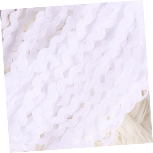 WEKAMOS 2 Rollen Wellenband S form Wellenkante Weiß Yards DIY Stoffband Spitze für Bekleidung Taschen Schwangerschaftskleidung Langlebiges Zierband zum Nähen und Basteln WEKAMOS 2 Rollen Wellenband S form Wellenkante Weiß Yards DIY Stoffband Spitze für Bekleidung Taschen Schwangerschaftskleidung Langlebiges Zierband zum Nähen und Basteln von WEKAMOS