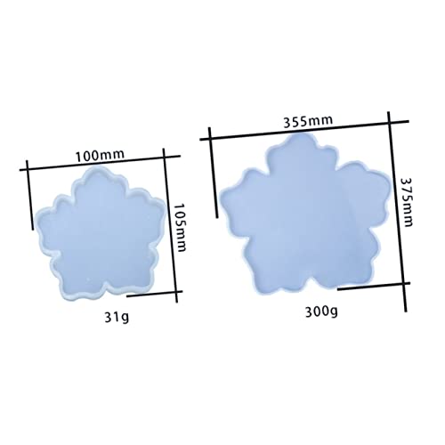 WEKAMOS 2 STÜCK Silikonform für DIY Kreative Blumen Mirror Epoxidharz Gießform für Untersetzer Anhänger und Basis Praktisch für Heim und Bastelprojekte Weiß S WEKAMOS 2 STÜCK Silikonform für DIY Kreative Blumen Mirror Epoxidharz Gießform für Untersetzer Anhänger und Basis Praktisch für Heim und Bastelprojekte Weiß S von WEKAMOS