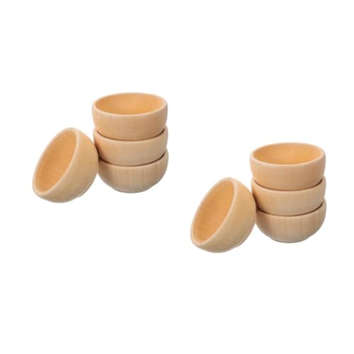 WEKAMOS 2 Sätze Teiliges Diy Holzschalen Set Unvollendete Holzspielzeuge Für Kreative Bastelprojekte Für Kunstliebhaber Hochwertigem Holz Gefertigt 4 Stück * 2 WEKAMOS 2 Sätze Teiliges Diy Holzschalen Set Unvollendete Holzspielzeuge Für Kreative Bastelprojekte Für Kunstliebhaber Hochwertigem Holz Gefertigt 4 Stück * 2 von WEKAMOS