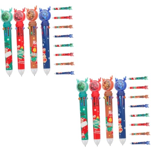 WEKAMOS 2 Sätze Teiliges Weihnachts Kugelschreiber Mit Ergonomischem Design Glatte Schreibspitze Bunte Cartoons Für Schüler Büro Und Schule Komfortables Schreiben Ohne 12 Stücke * 2 WEKAMOS 2 Sätze Teiliges Weihnachts Kugelschreiber Mit Ergonomischem Design Glatte Schreibspitze Bunte Cartoons Für Schüler Büro Und Schule Komfortables Schreiben Ohne 12 Stücke * 2 von WEKAMOS