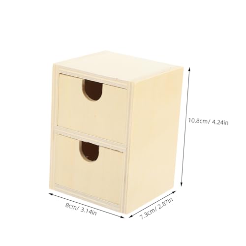 WEKAMOS 2 Stck Unbemalte Kleine Holzkisten Lagigen Schubladen aus Ausgewähltem Holz Sicher Langlebig und Kindgerecht für DIY Bastelprojekte und Kreativförderung WEKAMOS 2 Stck Unbemalte Kleine Holzkisten Lagigen Schubladen aus Ausgewähltem Holz Sicher Langlebig und Kindgerecht für DIY Bastelprojekte und Kreativförderung von WEKAMOS
