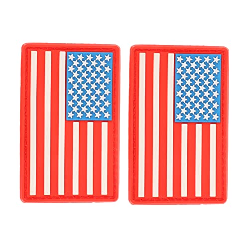 WEKAMOS 2 Stück Amerikanische Flagge Design Kleidung Aufnäher PVC Aufnäher für Taschen Deko Geeignet für DIY Reparaturen und Modeaccessoires Einfach Anzubringen und Vielseitig Einsetzbar WEKAMOS 2 Stück Amerikanische Flagge Design Kleidung Aufnäher PVC Aufnäher für Taschen Deko Geeignet für DIY Reparaturen und Modeaccessoires Einfach Anzubringen und Vielseitig Einsetzbar von WEKAMOS