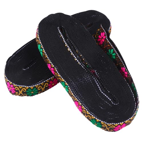 WEKAMOS 2 Stück Bestickte Gardinen spitze Ethno stil DIY Stickereibesatz Schwarz für Kleidung Vorhang Dekoration und Handwerk WEKAMOS 2 Stück Bestickte Gardinen spitze Ethno stil DIY Stickereibesatz Schwarz für Kleidung Vorhang Dekoration und Handwerk von WEKAMOS