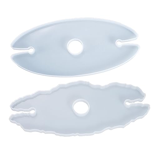 WEKAMOS 2 Stück DIY Silikonform für Weinglashalter und Untersetzer Unregelmäßige Kristallharz Gießform für Kreative Bastelprojekte und Designs WEKAMOS 2 Stück DIY Silikonform für Weinglashalter und Untersetzer Unregelmäßige Kristallharz Gießform für Kreative Bastelprojekte und Designs von WEKAMOS