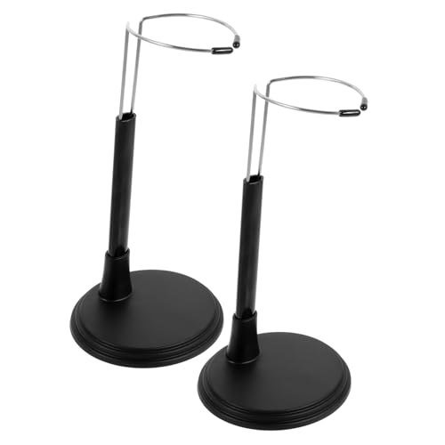 WEKAMOS 2 Stück Doll Stand Puppenhalter aus Robustem Höhenverstellbarer Puppenständer für Figuren Display und Aufbewahrungsrack für Spielzeugpuppen Schwarz WEKAMOS 2 Stück Doll Stand Puppenhalter aus Robustem Höhenverstellbarer Puppenständer für Figuren Display und Aufbewahrungsrack für Spielzeugpuppen Schwarz von WEKAMOS