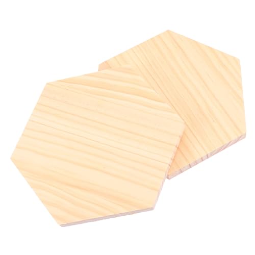 WEKAMOS 2 Stück Hexagon Holzplatten DIY Malen und Basteln für Kreative Dekoration und Foto Requisiten WEKAMOS 2 Stück Hexagon Holzplatten DIY Malen und Basteln für Kreative Dekoration und Foto Requisiten von WEKAMOS