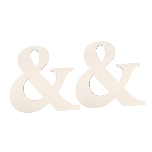 WEKAMOS 2 Stück Holzbuchstaben DIY Holzscheiben zum Bemalen und Dekorieren Praktische Holzstücke für Kreative Bastelprojekte Wanddeko und Hängende Ornamente Vielseitig für Cafés und WEKAMOS 2 Stück Holzbuchstaben DIY Holzscheiben zum Bemalen und Dekorieren Praktische Holzstücke für Kreative Bastelprojekte Wanddeko und Hängende Ornamente Vielseitig für Cafés und von WEKAMOS