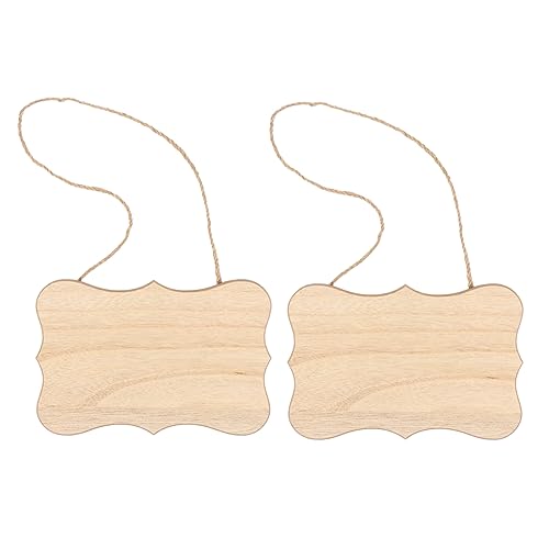 WEKAMOS 2 Stück Holzschild Diy zum Unfertige Holzplaketten für Dekoration für Partys und Heimdekoration Glatte Kanten für Einfachen Umgang WEKAMOS 2 Stück Holzschild Diy zum Unfertige Holzplaketten für Dekoration für Partys und Heimdekoration Glatte Kanten für Einfachen Umgang von WEKAMOS