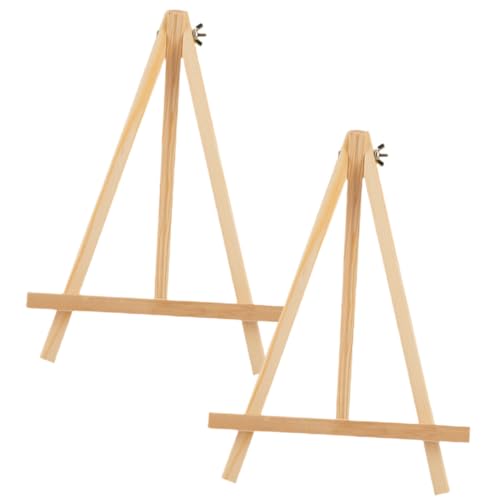 WEKAMOS 2 Stück Holzstaffelei Kleine Tischstaffelei mit Verstellbarer Neigung Stabiler Mini Staffelei für Leichter Holz Display Ständer für Fotos Karten Gemälde für Wohnzimmer und Büro WEKAMOS 2 Stück Holzstaffelei Kleine Tischstaffelei mit Verstellbarer Neigung Stabiler Mini Staffelei für Leichter Holz Display Ständer für Fotos Karten Gemälde für Wohnzimmer und Büro von WEKAMOS