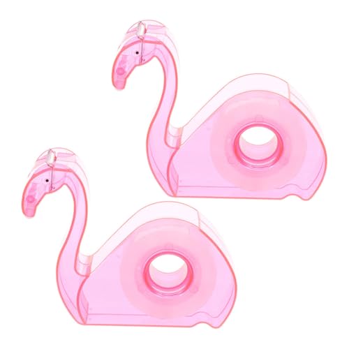 WEKAMOS 2 Stück Klebebandabroller Desktop Tape Dispenser Kompakte und Praktische Klebebandhalter für Büro Schule und Zuhause Design Flamingo Klebeband WEKAMOS 2 Stück Klebebandabroller Desktop Tape Dispenser Kompakte und Praktische Klebebandhalter für Büro Schule und Zuhause Design Flamingo Klebeband von WEKAMOS