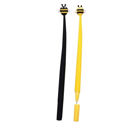 WEKAMOS 2 Stück Kreativer Bienen Gelstift Präzisionsspitze Silikon Kugelschreiber mit Ergonomischem Griff Reibungsloses Schreiben für Büro Schule und Alltag Niedliches Bienen Design WEKAMOS 2 Stück Kreativer Bienen Gelstift Präzisionsspitze Silikon Kugelschreiber mit Ergonomischem Griff Reibungsloses Schreiben für Büro Schule und Alltag Niedliches Bienen Design von WEKAMOS
