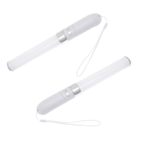 WEKAMOS 2 Stück LED Glühstäbe Farbwechselnde Leuchtstäbe für Partys Konzerte Feiern Tragbare Cheer Sticks mit Knopf zum Aktivieren für Events und Notfälle WEKAMOS 2 Stück LED Glühstäbe Farbwechselnde Leuchtstäbe für Partys Konzerte Feiern Tragbare Cheer Sticks mit Knopf zum Aktivieren für Events und Notfälle von WEKAMOS