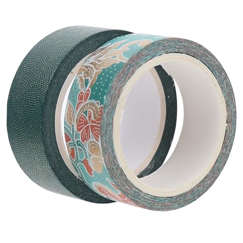 WEKAMOS 2 Stück Langes Masking Tape mit Hot Stamping Dekoratives Washi Klebeband für DIY Hand Account Musterpapier Sticker Wiederverwendbar für Tagebuch und Scrapbook WEKAMOS 2 Stück Langes Masking Tape mit Hot Stamping Dekoratives Washi Klebeband für DIY Hand Account Musterpapier Sticker Wiederverwendbar für Tagebuch und Scrapbook von WEKAMOS