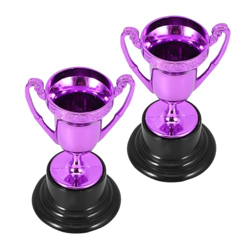 WEKAMOS 2 Stück Mini Trophäe Kreative Auszeichnung für Sportwettbewerbe Partys und Zeremonien Pokale aus Robust und für Schülerbelohnungen und Feierlichkeiten von WEKAMOS