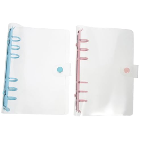 WEKAMOS 2 Stück Notebook Cover Transparent Büro Dokumentenmappe Abnehmbar Ringordner Hülle für Lose Cherry WEKAMOS 2 Stück Notebook Cover Transparent Büro Dokumentenmappe Abnehmbar Ringordner Hülle für Lose Cherry von WEKAMOS