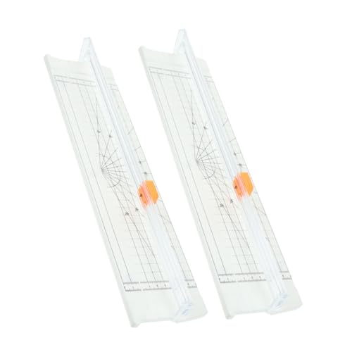 WEKAMOS 2 Stück Papierschneider Präzisions Schneidegerät mit Lineal Kompakter Papier Trimmer für Scrapbooking Bastelprojekte Karton Etiketten Weiß Schnelles Justieren und Präzises WEKAMOS 2 Stück Papierschneider Präzisions Schneidegerät mit Lineal Kompakter Papier Trimmer für Scrapbooking Bastelprojekte Karton Etiketten Weiß Schnelles Justieren und Präzises von WEKAMOS