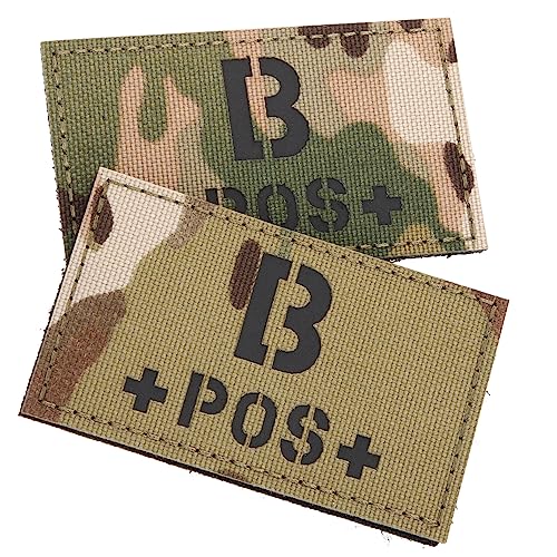 WEKAMOS 2 Stück Reflektierender Blutgruppen Patch Camouflage Hakenverschluss Military Kennzeichnung für Uniform Rucksack Jacke Einfach Anzubringen Langlebig Praktisch Sicherheits Patch WEKAMOS 2 Stück Reflektierender Blutgruppen Patch Camouflage Hakenverschluss Military Kennzeichnung für Uniform Rucksack Jacke Einfach Anzubringen Langlebig Praktisch Sicherheits Patch von WEKAMOS