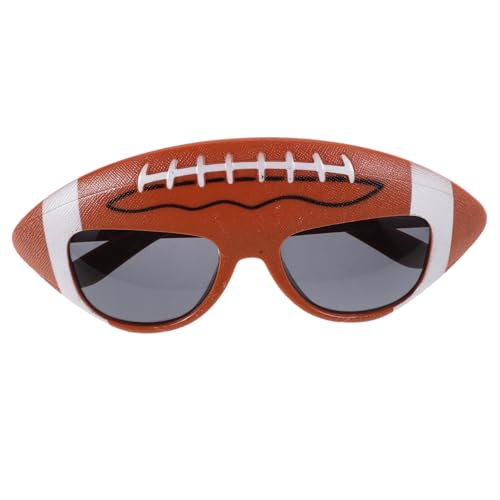 WEKAMOS 2 Stück Rugby-brille Geburtstagsbrille Für Lustige Geburtstagsbrille Fußball-fotoautomaten-requisiten Abschlussfeier Brille Happy Birthday Party Brille Fußballbrille Plastik von WEKAMOS