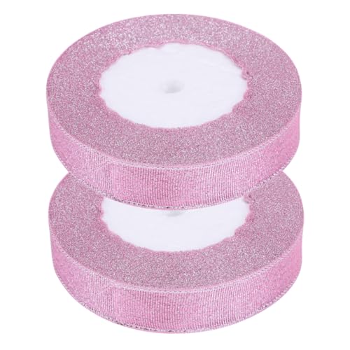 WEKAMOS 2 Stück Satin Geschenkband Dekoratives und Bastelband für Blumensträuße und Partydekorationen Yards für Anlässe WEKAMOS 2 Stück Satin Geschenkband Dekoratives und Bastelband für Blumensträuße und Partydekorationen Yards für Anlässe von WEKAMOS